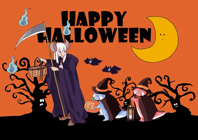 「お菓子をよこさない者は処刑!!」  #ハロウィン #トリックオアトリート #ポンコツ魔王の田舎暮らし