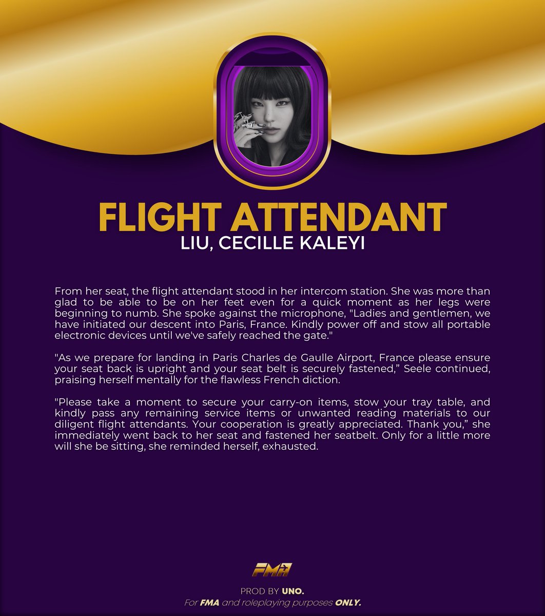 𓄹𓈒 ◟ FLIGHT ATTENDANT ,LIU 。✈︎ 🇫🇷 tweet media