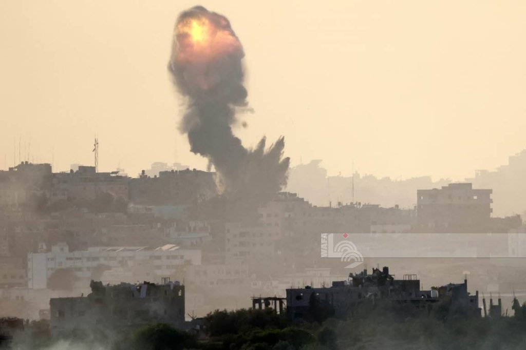 The lsraeli aggression on Gaza continues for the 25th consecutive day, October 31st.