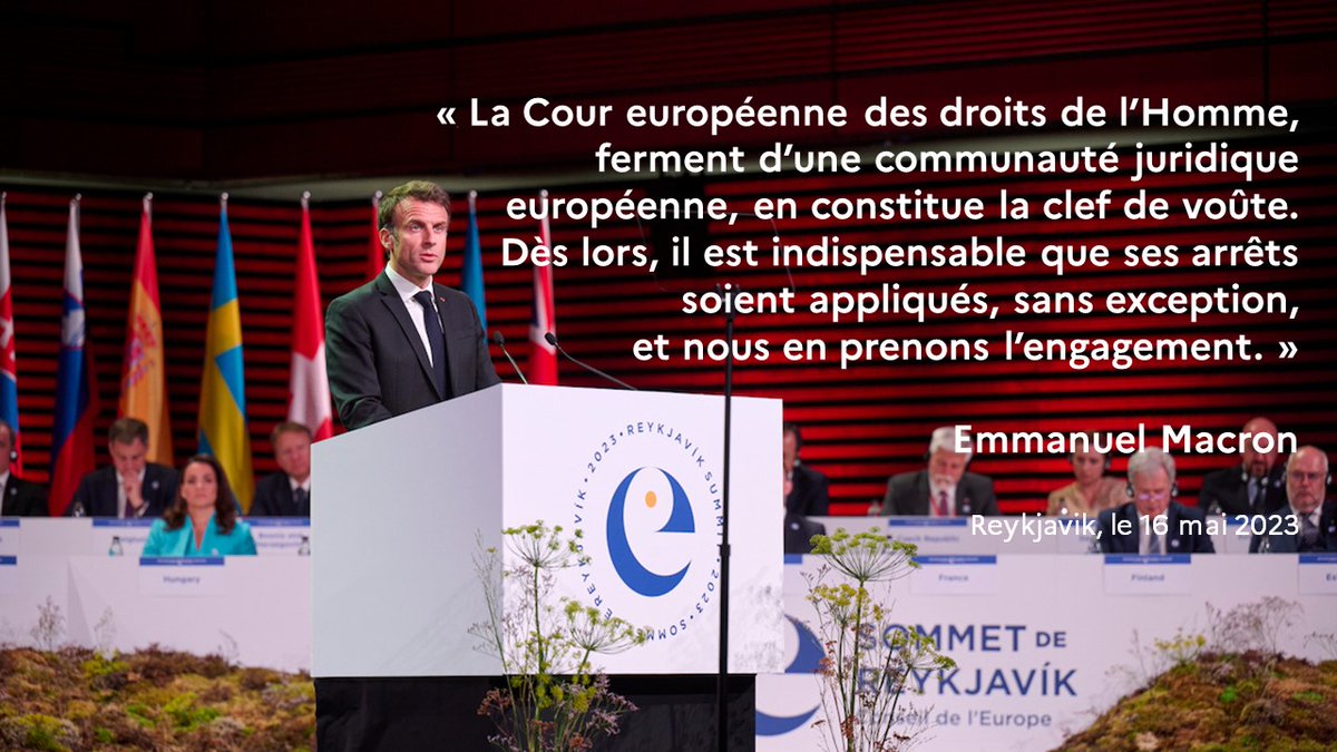 Au Comité des ministres ce jour, l'Ambassadeur @PapNdiaye a réitéré l’attachement indéfectible de la France au système de la Convention 🇪🇺des droits de l'Homme et à la Cour @ECHR_CEDH, clef de voûte de notre communauté juridique européenne.