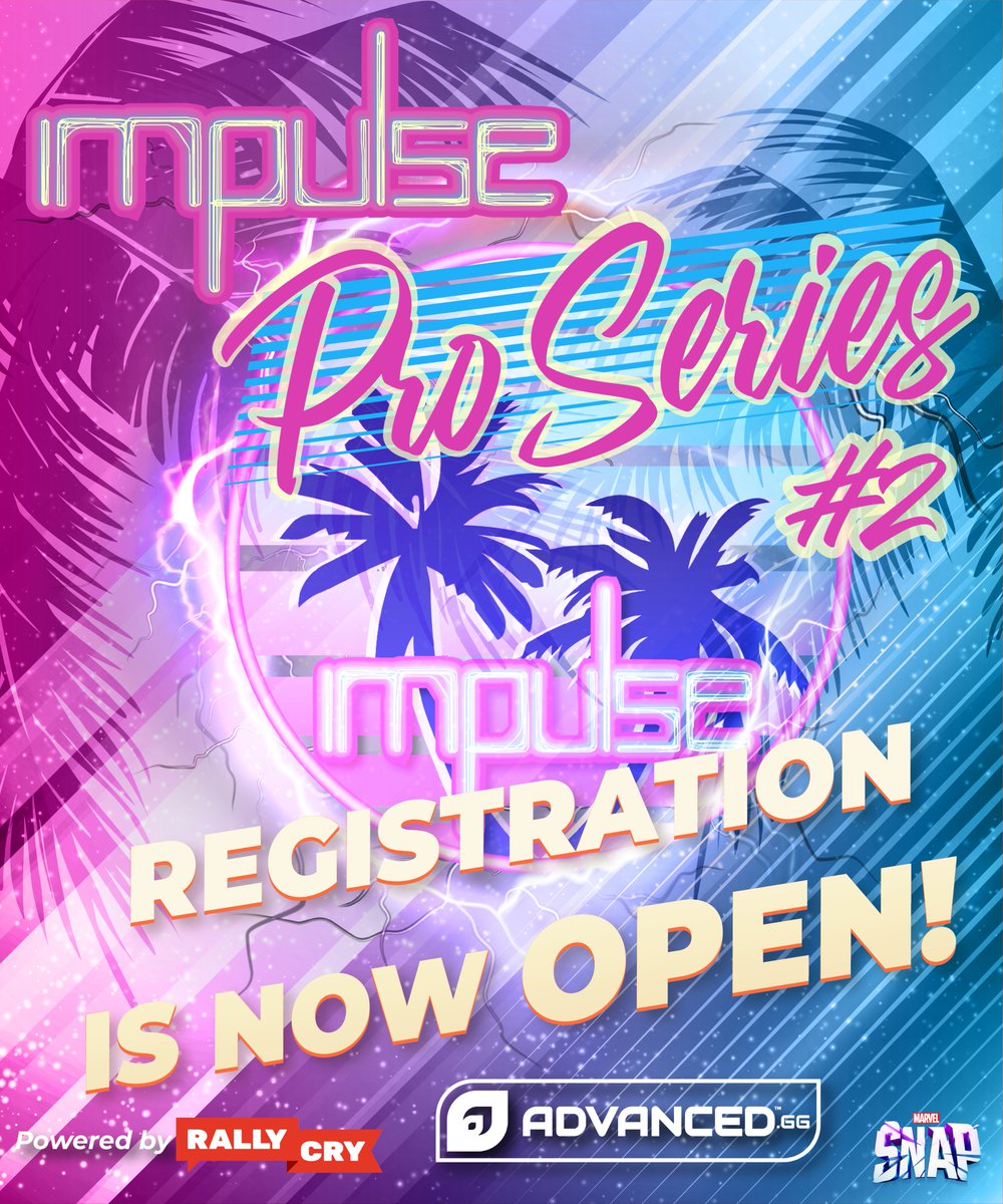 Impulse_fl's tweet image. Registration for the Pro Series is now open to everyone! Our tournament will set an unprecedented event with the largest prize pool in an all open Marvel Snap tournament. The steaks are high with a 
🔥2500🔥 prize pool and a seat next year in our invite only finals for 10K.👀 Use…