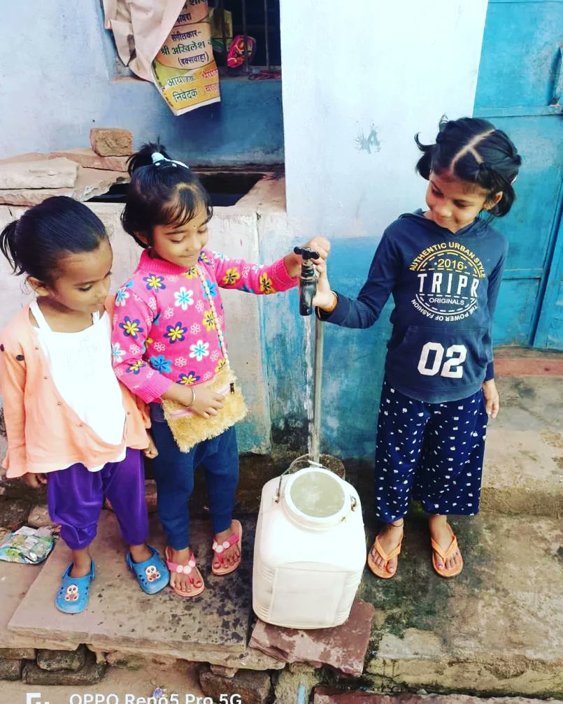 PannaPiu's tweet photo. #Happyfaces #MVSscheme #Pawai #Mpjalnigam #jaljeewanmission #hargharjal https://t.co/6UuxOg1vtK