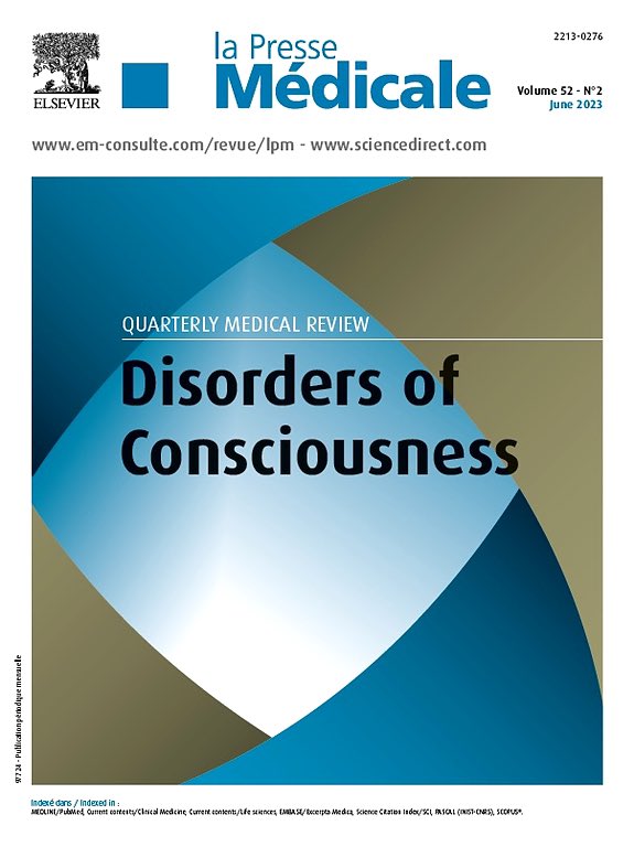 Thanks to all the contributors of this outstanding special issue of La Presse Médicale - QMR on Disorders of Consciousness. The issue covers theoretical, philosophical, technical, and decision-making aspects, among other topics. #DoC #LPM_QMR @CuringComa sciencedirect.com/journal/la-pre…