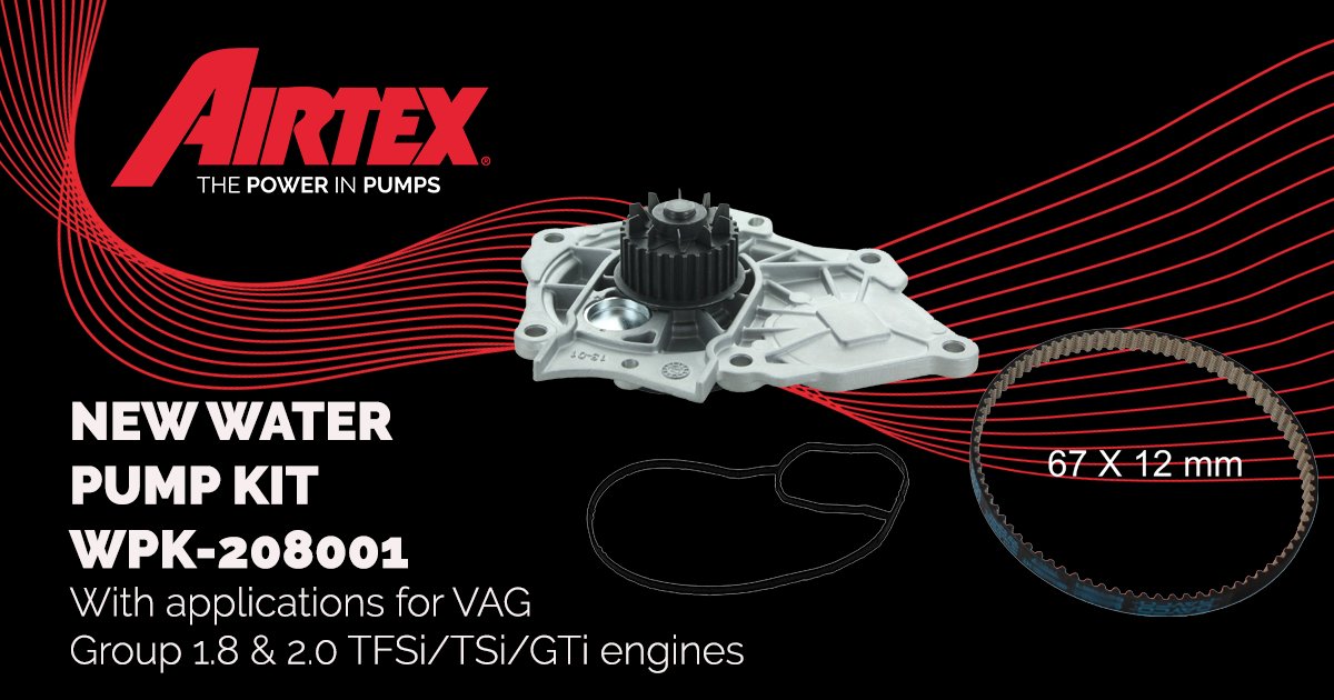 AirtexEurope's tweet photo. NEW AIRTEX WATER PUMP KIT WPK-208001 - https://t.co/fNINloIGzL

--------

NUEVA REFERENCIA DE KIT DE DISTRIBUCIÓN CON BOMBA DE AGUA AIRTEX WPK-208001 - https://t.co/rSwGB1s7BG

#fbg #airtex #timingbeltkit #kitdedistribución #distributionkit #airtexproducts #innovation #technology https://t.co/T0rLo3rMx4