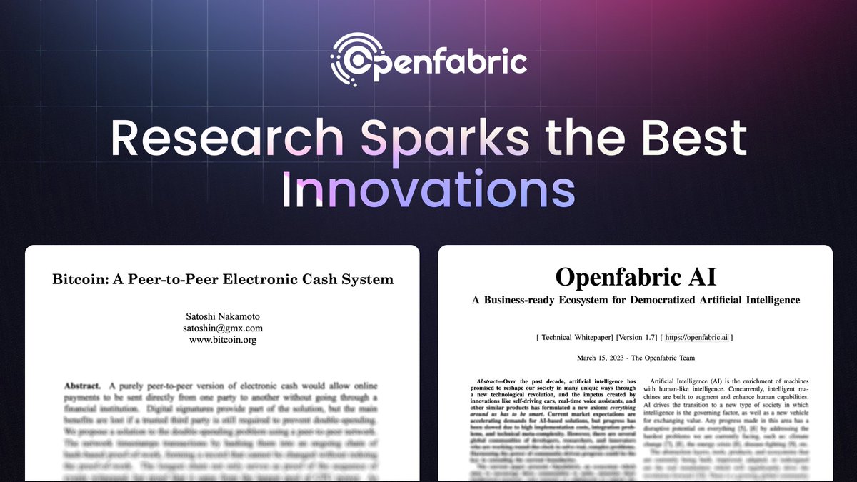 Openfabric AI tweet media