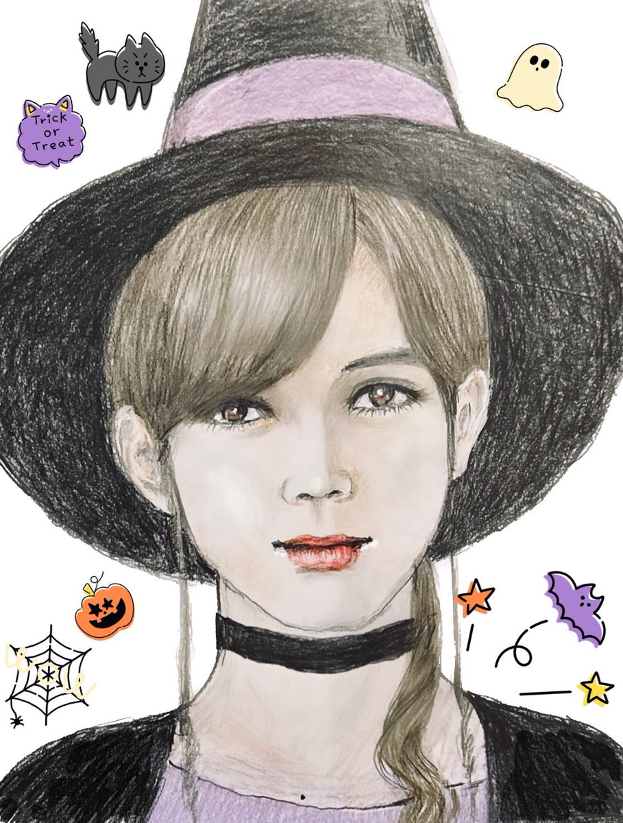 「今日はハロウィンなので 魔女になってもらいました  #吉沢亮 #ハロウィンコスプ」|にゃんこのイラスト