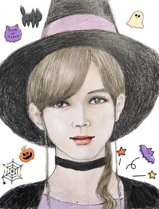 今日はハロウィンなので 魔女になってもらいました  #吉沢亮 #ハロウィンコスプレ
