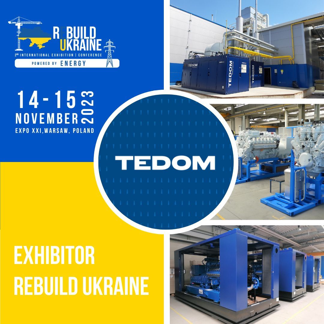 Join us at ReBuild Ukraine!🇺🇦 
It's an event connecting global businesses with Ukrainian representatives. Together, we're working on post-war restoration. We're there to help ensure Ukraine's citizens have a stable energy supply.