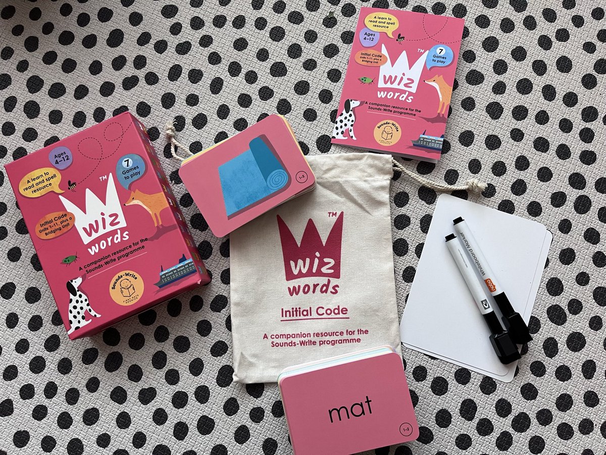 Really pleased about this delivery today!  Wiz Words - activities for the Initial Code - looks fabulous! A great resource to use! #soundswrite <a href="/SWLiteracy/">John Walker, Sounds-Write</a>