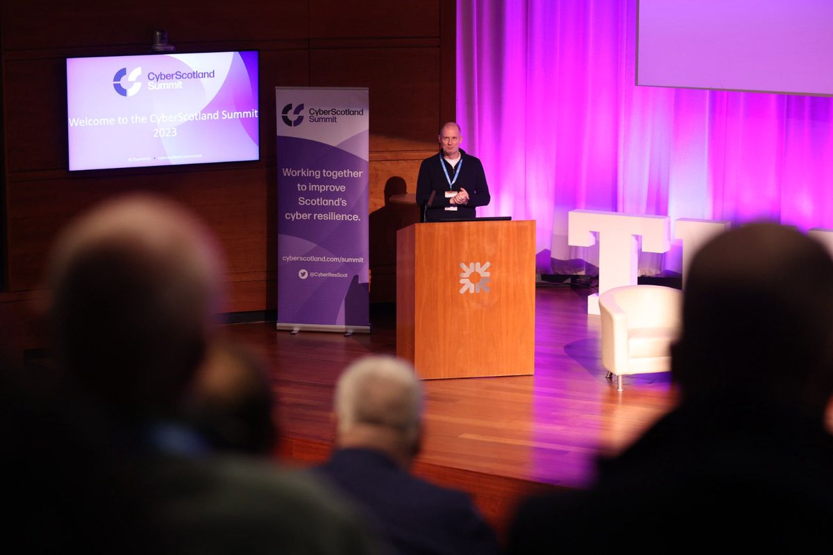 CyberResScot's tweet photo. We are now joined by @callumsinclair2 of @BurnessPaullLLP discussing AI and its intersection with cyber security. #CSSummit23 https://t.co/UZiXsUyvLq