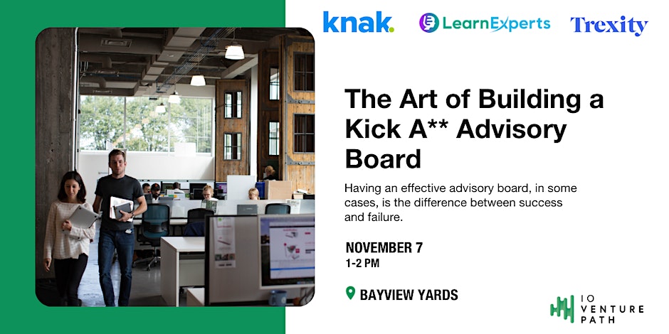🚀 Join us on Nov 7 at <a href="/Bayview_Yards/">Bayview Yards</a> for "The Art of Building a Kick A** Advisory Board" by Invest Ottawa! Discover the power of effective advisory boards and take your startup to the next level.
Register here: bit.ly/49tXJoX