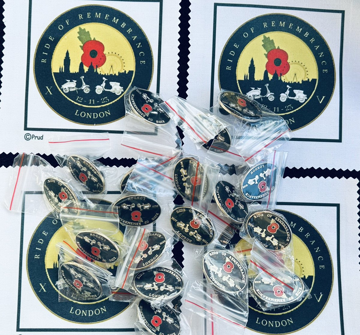 Ride of remembrance, Badges &amp; Patch now available £5 each