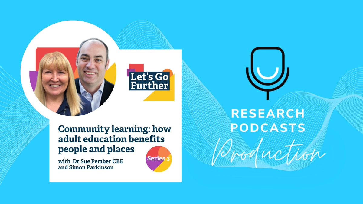 'One magic wish I would build a culture in this country that values lifelong learning as a fundamental human right' 🗨️ @SimonParkinson6 Listen to Simon & @suepemberholex in the latest #LetsGoFurtherPod out today! #AdultEd #AmplifyFE #LifelongLearning #FurtherEducation #FE