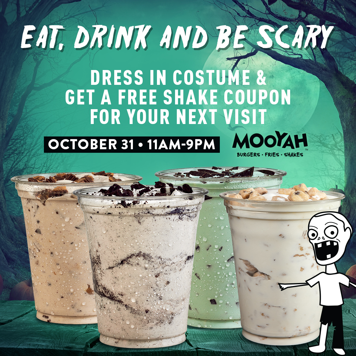Happy Halloween! Grab a quick lunch after preschool or dinner before trick or treating <a href="/MOOYAHBurgers/">MOOYAH Burgers, Fries & Shakes</a> Northborough. Use those costumes all day long! <a href="/NorthboroPatch/">Northborough Patch</a> <a href="/CommunityAdNews/">Community Advocate</a> <a href="/WestboroPatch/">Westborough Patch</a> @ShrewsburyPS <a href="/NorthboroTown/">Northborough Tweets</a> <a href="/NorthboroTown/">Northborough Tweets</a> <a href="/ShrewsburyMA/">Shrewsbury, MA</a> <a href="/mysouthborough/">My Sboro</a>