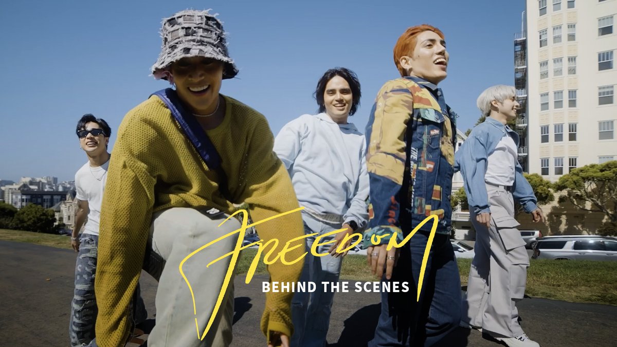 SB19Official's tweet photo. 🔹 SB19 ‘FREEDOM’ Music Video - Behind The Scenes

🔗 https://t.co/neVioj4kov

#SB19 #PAGTATAG #SB19PAGTATAG #FREEDOM #SB19FREEDOM https://t.co/cl1GIFE65U