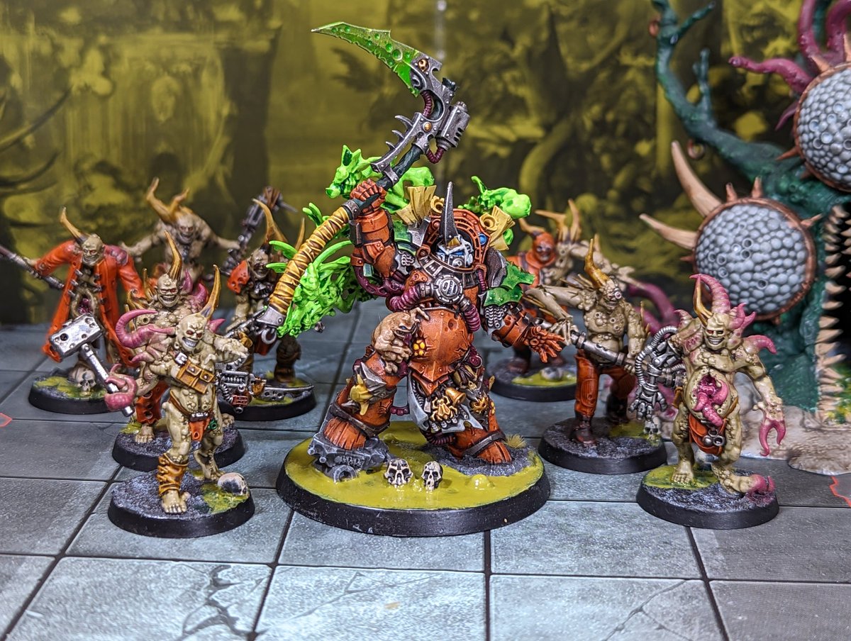 SamHollings's tweet photo. @warhammer Pumpkin spice typhus! #deathguard #warhammercommunity #warhammer40k https://t.co/WAhqVHCKL6