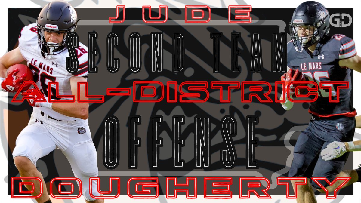 More recognition for the Bulldogs. Congrats to Jude and Asher for 2nd Team All-District Offense.