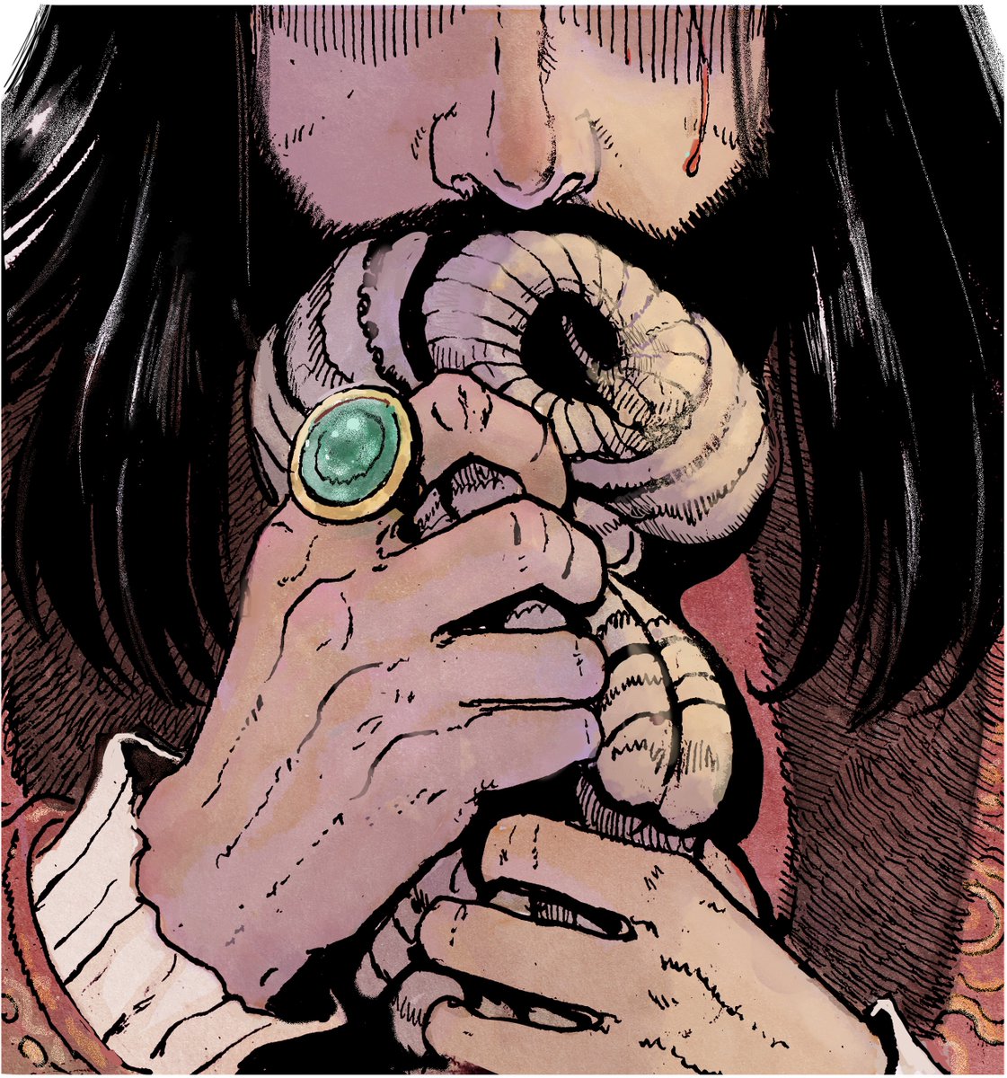 AtanaSumi's tweet image. Another little color experiment with an inktober drawing :) 

#inktober #wwdits #nandor #digitalwatercolor #digitalpainting #nandermo #wwditsfanart #illustration #art