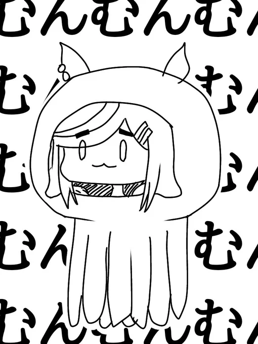 これが僕のハロウィンイラストです