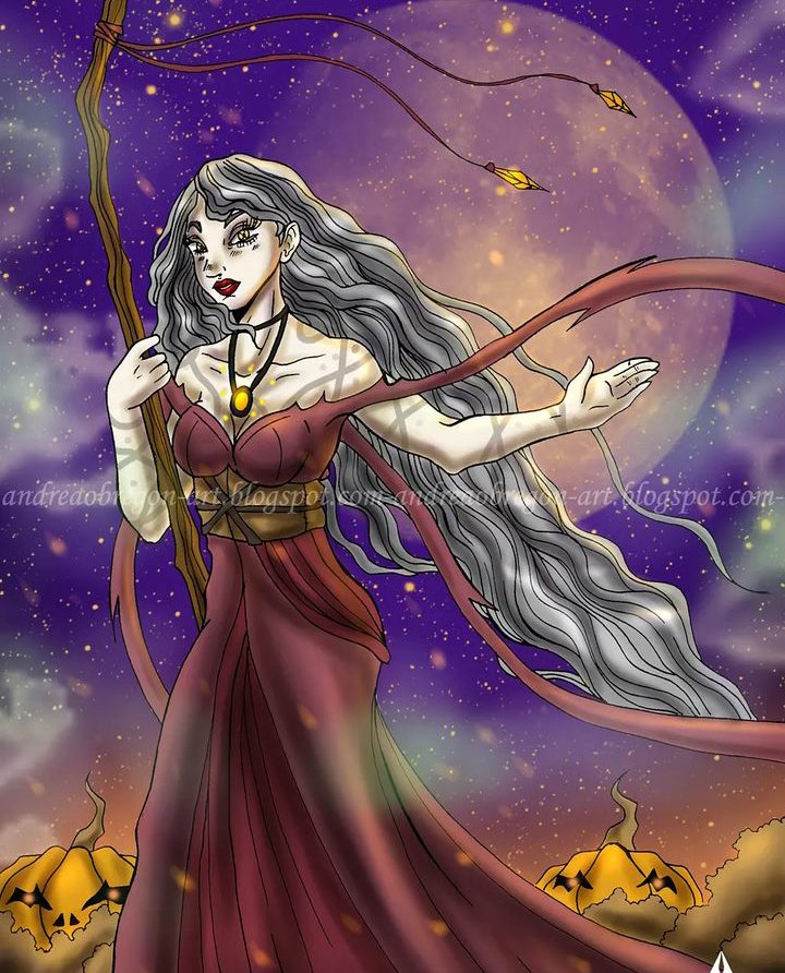 AndreaObre_Art's tweet photo. Feliz #Samuin #Samhain #Halloween 💢🎃🔥

#Cantabria #ilustracion #AndreaObregonArt https://t.co/FNCFfTcHvt