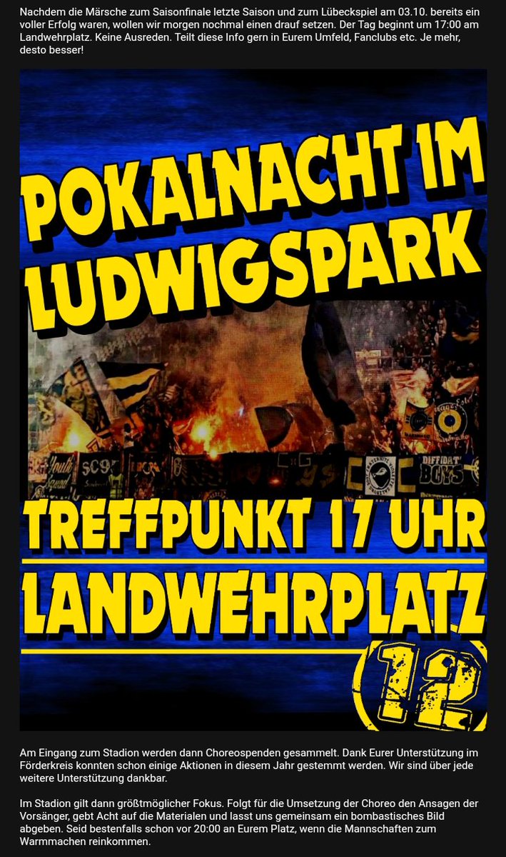 Organisierter Fanmarsch zum DFB Pokalspiel gegen den FC Bayern München.   #FCSFCB #DFBPokal