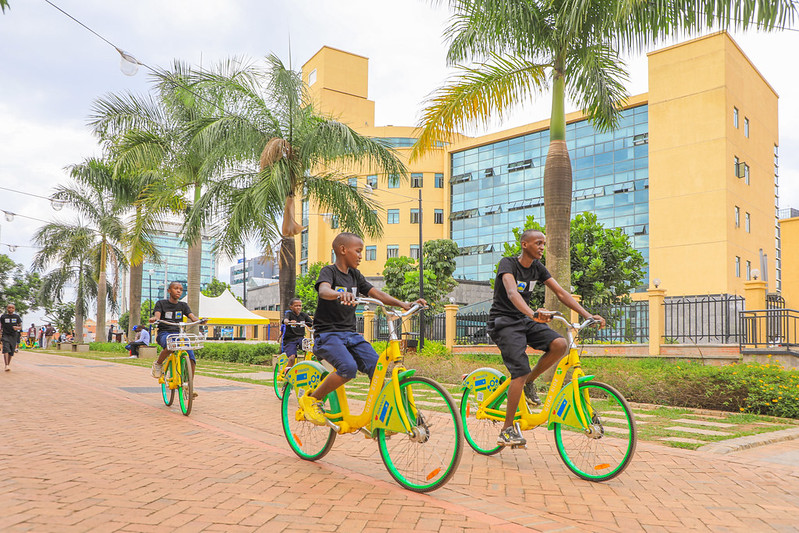 CityofKigali's tweet photo. Happy #WorldCitiesDay2023! 
The city of #Kigali is striving to build a sustainable city for all! 
Theme: “Better City, Better Life”. The sub-theme for this year is “Financing sustainable urban future for all”.

#KigaliGreenCity #GreenTransport #AffordableHousing https://t.co/FocEAOaAfO