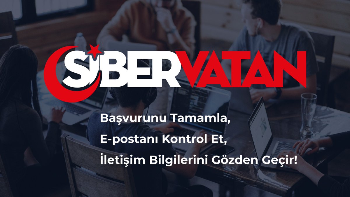 Siber Vatan - Siber Güvenlik eğitimleri başlıyor.
Kalkınma Ajansları Siber Vatan Programı başvuruları, 15 Kasım 2023 tarihine kadar sibervatan.org adresinden gerçekleştirilecek. 
Detaylı bilgi için 
link.sdu.edu.tr/puVf_Dw-