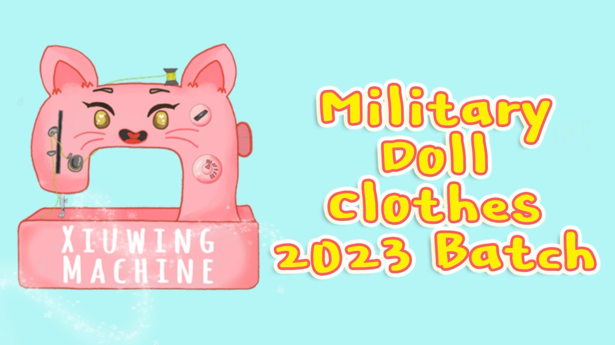 XiuwingMachine's tweet photo. #XiuMachineUD
This thread will be used for updates regarding the 2023 military doll clothes batch :) https://t.co/6jAa3cUz9Y