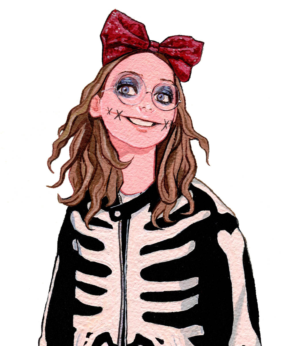 「ハロウィンにあげるの忘れてた。  個展「#AMY」展示作品   "Big Rib」|サイトウユウスケのイラスト
