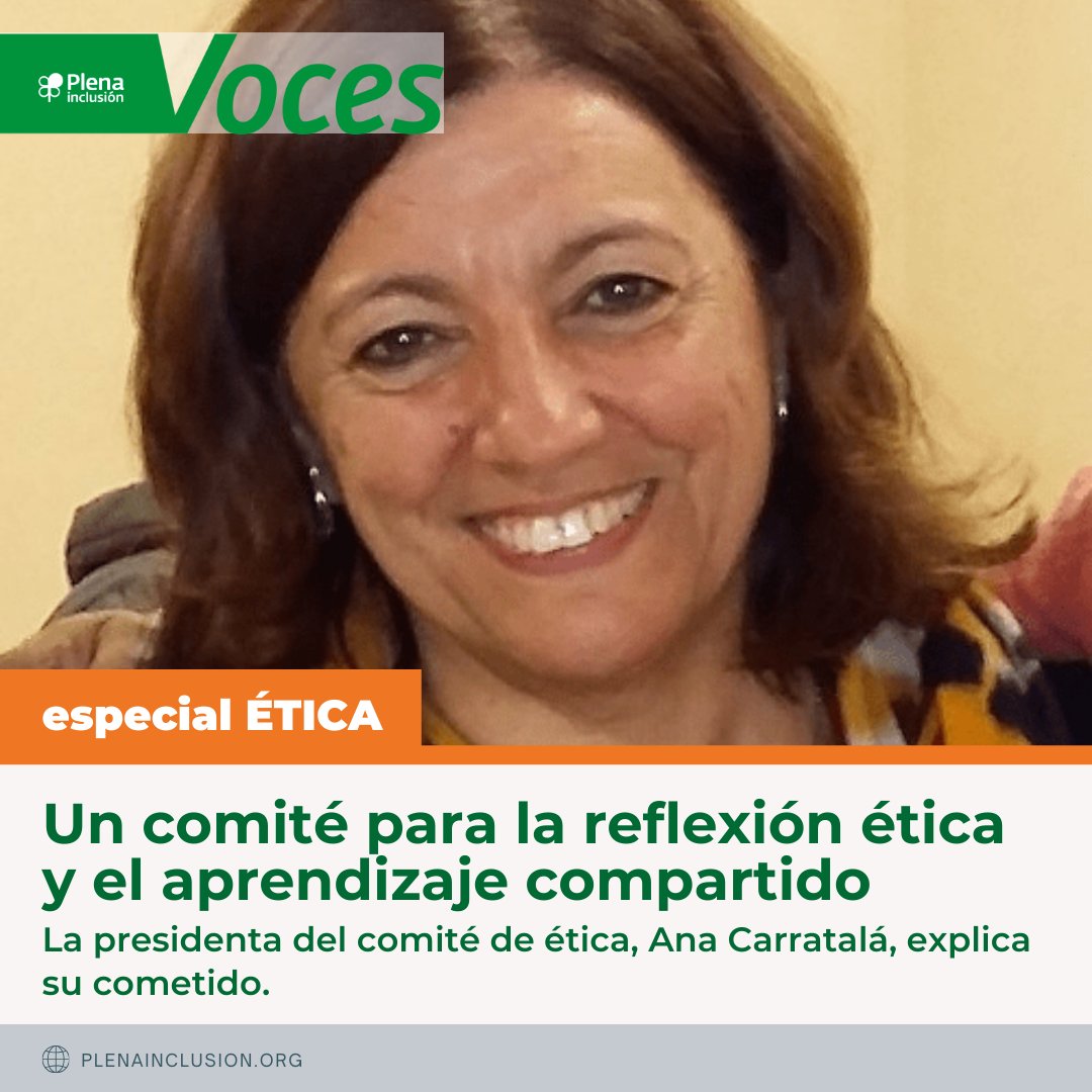Plenainclusion's tweet photo. ¡Ya está aquí! 😍 Lee el nuevo número de la Voces, la revista del movimiento asociativo Plena inclusión

Es un especial sobre #ética:
✅Conoce el proyecto ético
✅El trabajo del comité de ética
✅Entrevista a Tatiana Urién

⬇️ Enlace
https://t.co/An9lWziEOl #ClaveÉtica https://t.co/Hc7MBb9fT8