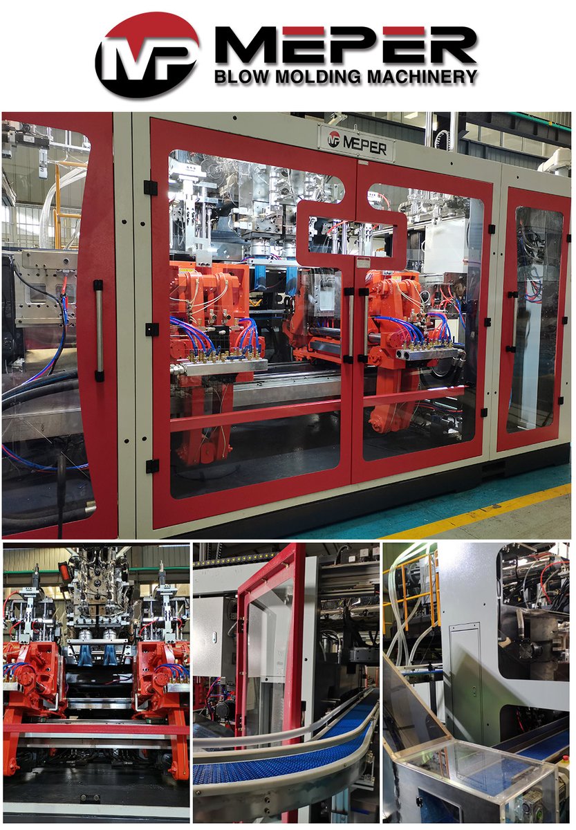 At MEPER, we're pioneering the world of plastic machinery technology with our cutting-edge extrusion blow molding machines.#ExtrusionBlowMoldingMachine #Innovation Website: mepermachine.com Email:sales02@bottleblow.cn WhatsApp/ Phone : 0086 13812859969