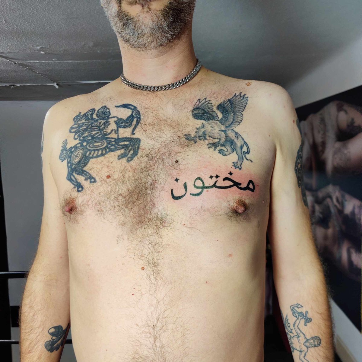 I've just had "circumcised" tattooed on my chest.