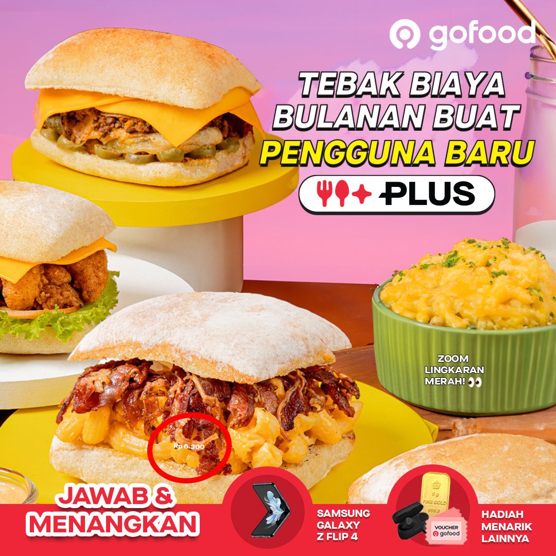 #GIVEAWAY 1 SAMSUNG Z FLIP, 1 JABRA ELITE, 1 EMAS 5GR, DAN VOUCHER GOFOOD UNTUK 20 ORANG ✨

Like, RT, &amp; Reply cukup sekali saja dan jawab pertanyaan di bawah ini ya!

Periode giveaway sampai 17 November 2023. Yuk, ikutan sekarang GoFoodies! 🫶🏻