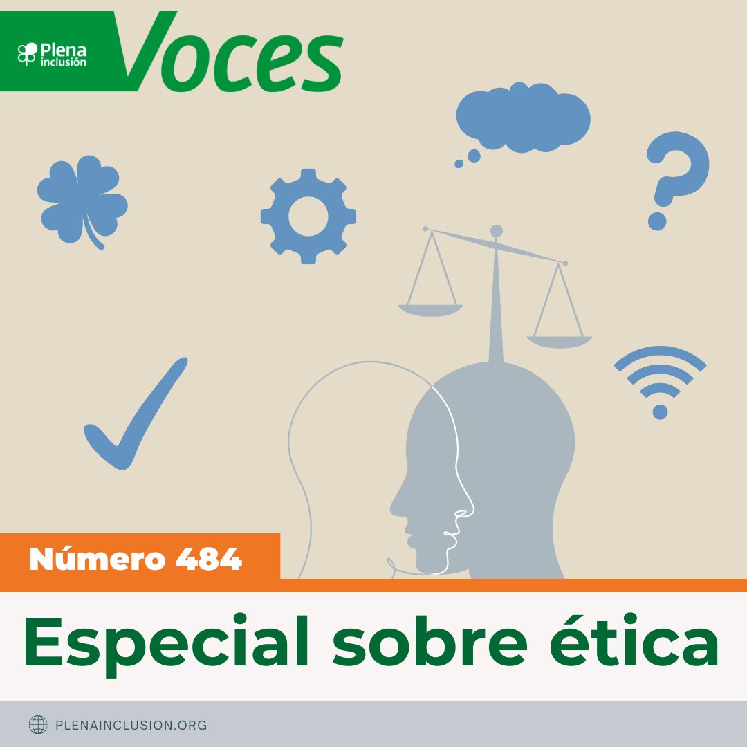 Plenainclusion's tweet photo. ¡Ya está aquí! 😍 Lee el nuevo número de la Voces, la revista del movimiento asociativo Plena inclusión

Es un especial sobre #ética:
✅Conoce el proyecto ético
✅El trabajo del comité de ética
✅Entrevista a Tatiana Urién

⬇️ Enlace
https://t.co/An9lWziEOl #ClaveÉtica https://t.co/Hc7MBb9fT8