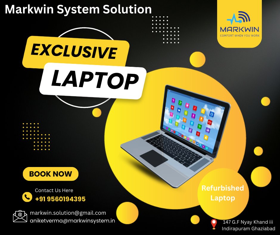 MarkwinSolution's tweet image. All Configurations Desktop &amp;amp; Laptops are available on affordable price!

Lets Speak us at 9560194395

#markwin #Markwinsystem #Systemsolution #Oldlaptop #Laptops #Laptopsale #computersale