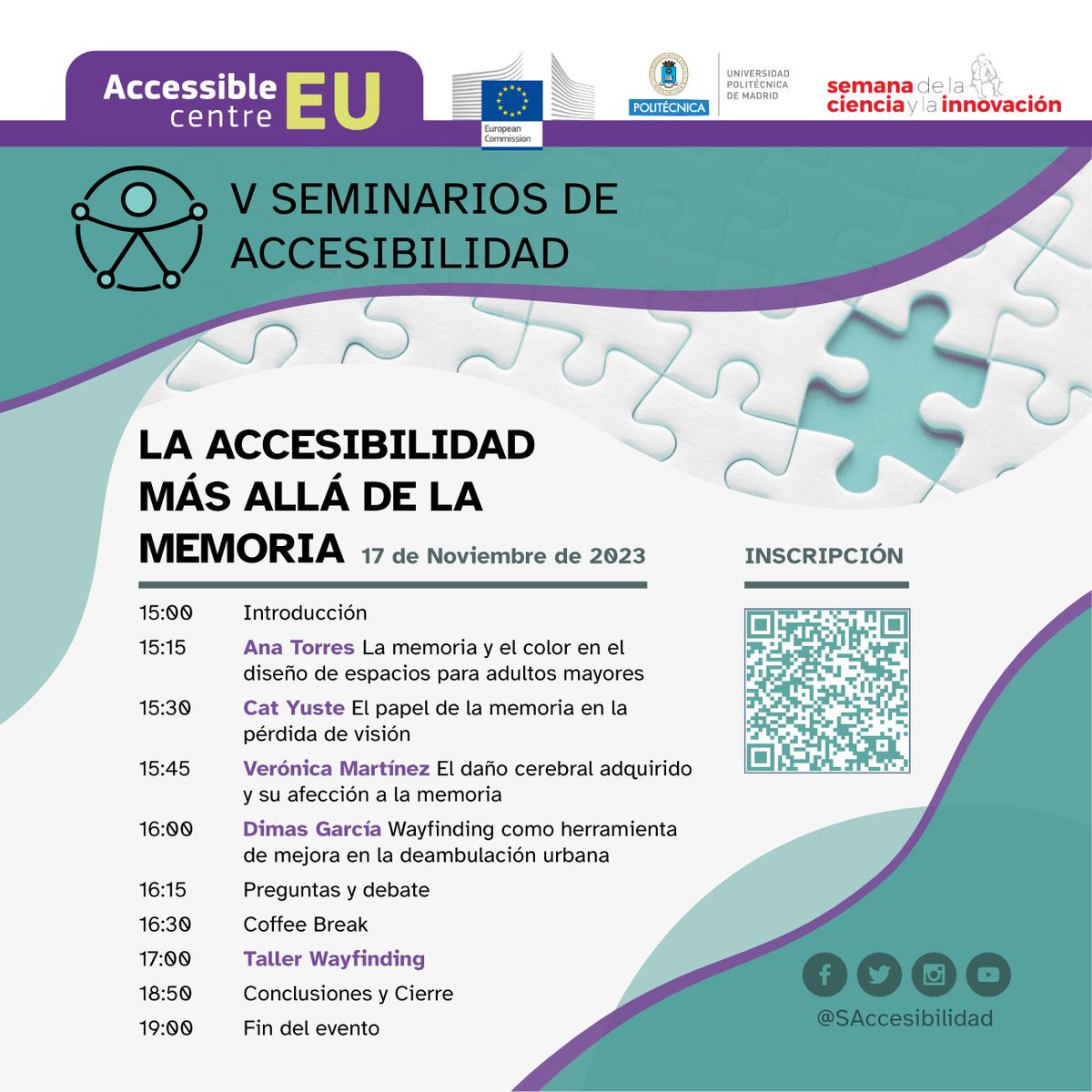 Seminarios Accesibilidad tweet media