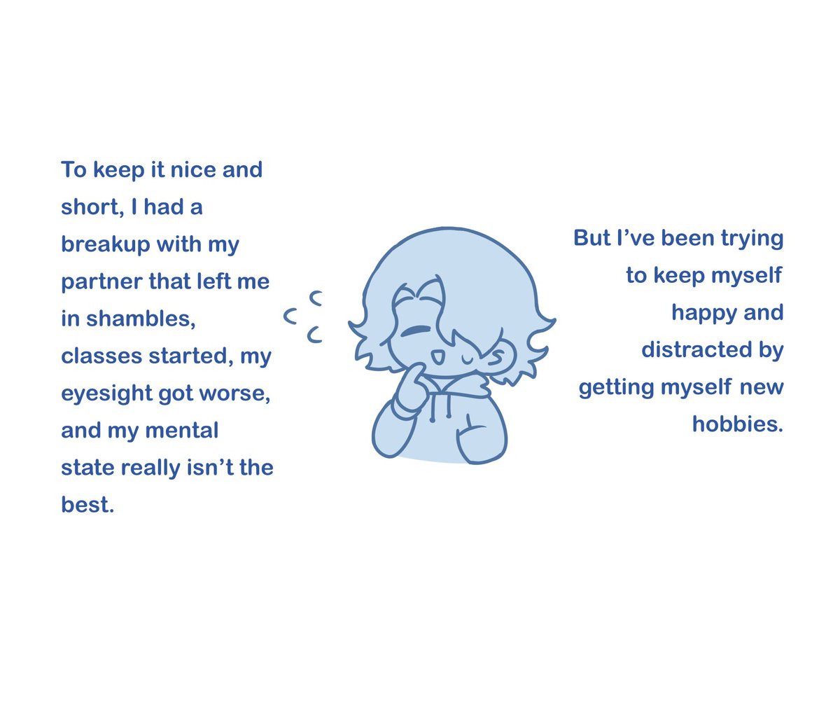 CrispyPB123's tweet photo. Hey guys, sorry if I’ve been pretty inactive lately. Lots of things happened and I’ve been trying to work them out—butI have an exact reason as to why:

I’m either burnt out, or tired.

(1/3) https://t.co/F1GLc88THM