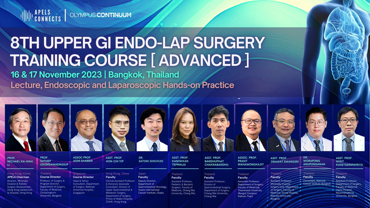 APELS - Asia Pacific Endo-Lap Surgery Group (@apelsgroup) on Twitter photo #๐จ๐ฝ๐ฝ๐ฒ๐ฟ๐๐ #๐๐ป๐ฑ๐ผ๐๐ฎ๐ฝ๐ฆ๐๐ฟ๐ด๐ฒ๐ฟ๐
๐๐ถ๐๐ฒ ๐๐ฒ๐ฐ๐๐๐ฟ๐ฒ๐ ๐ผ๐ป ๐ก๐ผ๐ ๐ญ๐ฒ & ๐ญ๐ณ ๐ฎ๐ฌ๐ฎ๐ฏ ๐๐ถ๐ฎ ๐ญ๐ผ๐ผ๐บ
Register | Details: t.ly/8biBD
Registration Deadline: Nov 15
#APELSConnects #UGI #EndoLap #HybridProgram #Zoom #๐จ๐ฝ๐ฝ๐ฒ๐ฟ๐๐ #๐๐ป๐ฑ๐ผ๐๐ฎ๐ฝ๐ฆ๐๐ฟ๐ด๐ฒ๐ฟ๐
๐๐ถ๐๐ฒ ๐๐ฒ๐ฐ๐๐๐ฟ๐ฒ๐ ๐ผ๐ป ๐ก๐ผ๐ ๐ญ๐ฒ & ๐ญ๐ณ ๐ฎ๐ฌ๐ฎ๐ฏ ๐๐ถ๐ฎ ๐ญ๐ผ๐ผ๐บ
Register | Details: t.ly/8biBD
Registration Deadline: Nov 15
#APELSConnects #UGI #EndoLap #HybridProgram #Zoom
