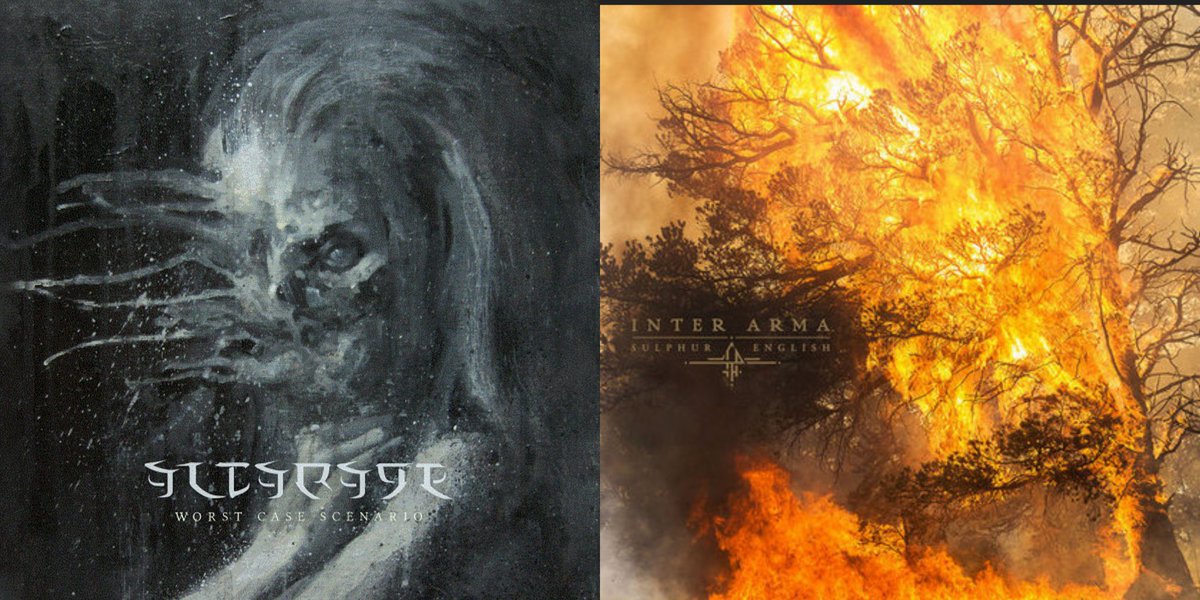 Bartecki19's tweet photo. "Ciężki" poranek😉. O ile #InterArma (Sulphur English to płyta 10/10) znam i szanuję, to #Altarage to dla mnie nowość. I przyznam, że Hiszpanie srogo ryją. Kawał znakomitej, OKRUTNIE ciężkiej, eksperymentalnej orki. Aż mam chęć zagrać w #Scorn (świetny, klimat na płycie)👌🏻. https://t.co/lGqmK3uMG2