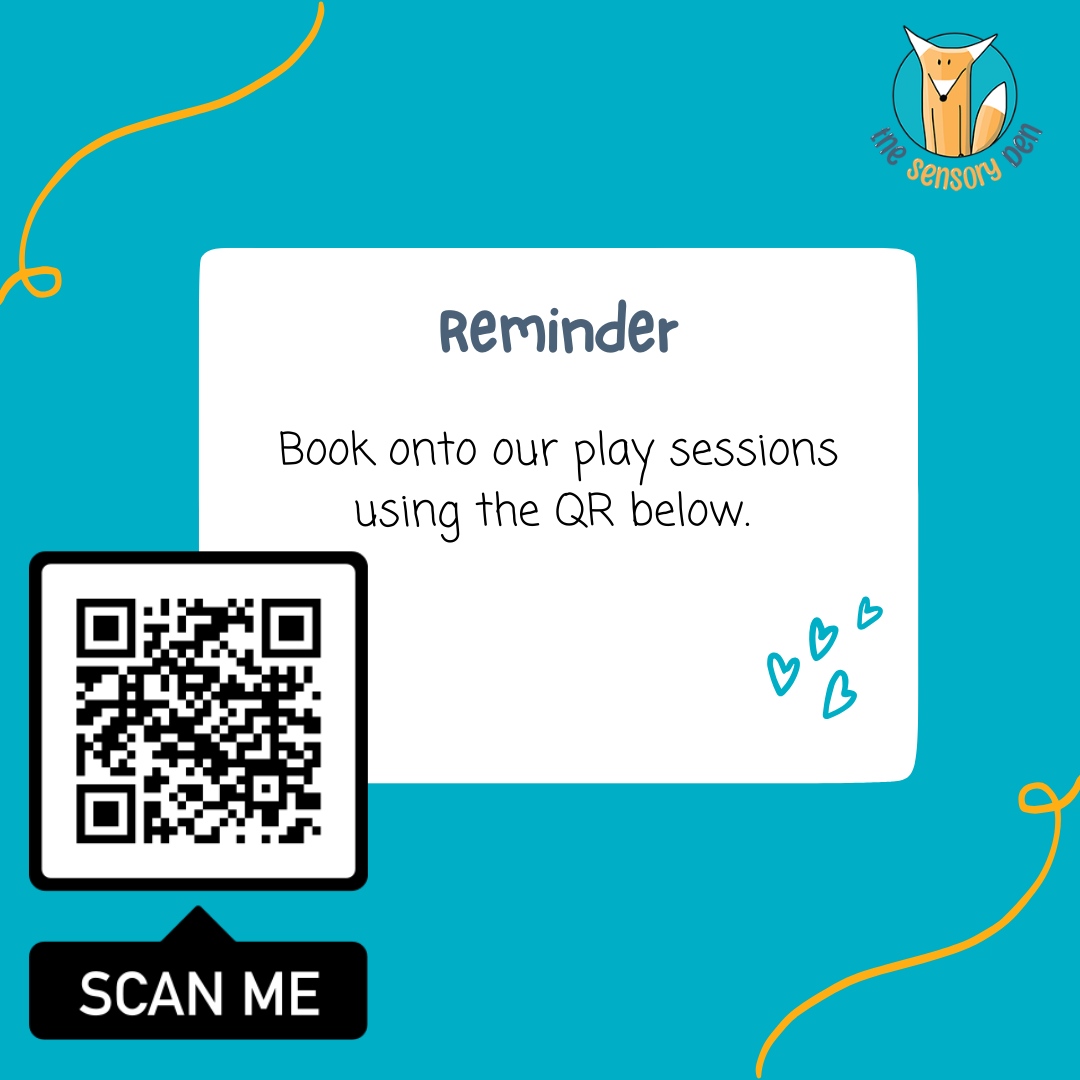 Did you know you can book onto one our our play sessions by using this QR code...⁠
⁠
Its as easy as that ✔️⁠
⁠
#childdevelopment #playmatters #sensoryplay #selfregulation #playisimportant #playingtolearn #playlearnconnect