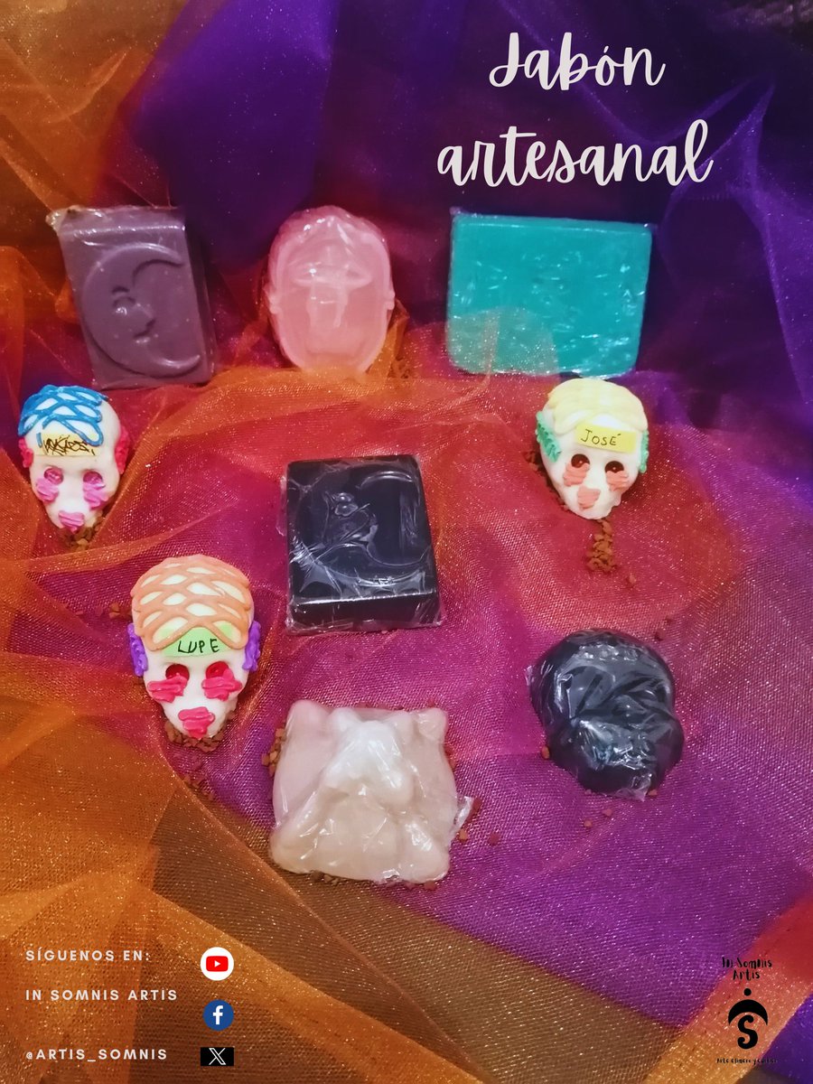 artis_somnis's tweet photo. Lindos jabones artesanales 🧼🧼🧼💀🎃👻
No te quedes sin el tuyo 😁😁😁
Para mayor información mandar mensaje 😀 https://t.co/D3ov938lul