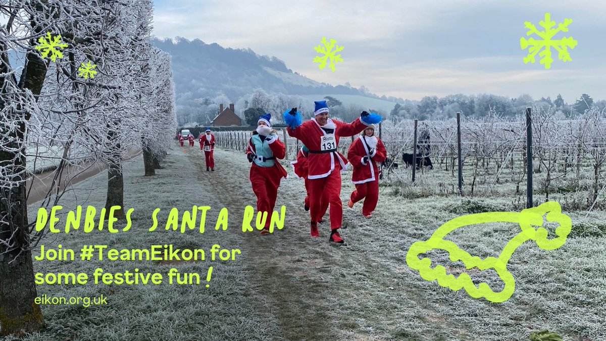 Santa Claus is coming to town...well actually hundreds of Santas are coming to @denbiesvineyard! 🎅FREE festive fun 5k #SantaRun 📆Sunday 10 December ✨A jolly good time for all the family and you can walk, jog or run at your own pace 🏅Get your place now eikon.org.uk/event/denbies-…
