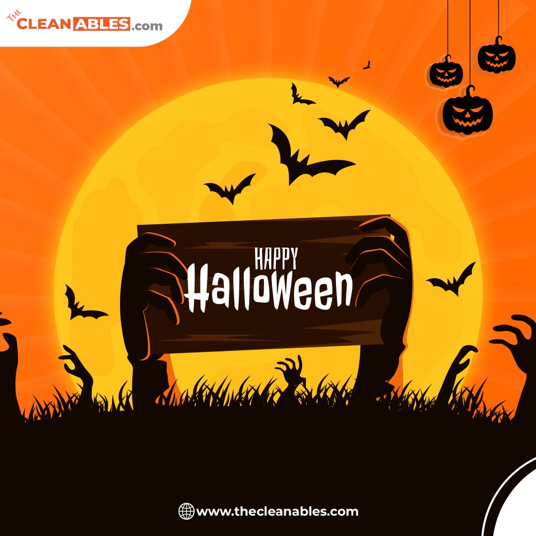 TheCleanables's tweet photo. 👻Creepin' it real this Halloween! Dare to spook? 🎃

#thecleanables #cleaning #Halloween #HomeCleaning #halloweenparty https://t.co/yT1j8HsTK1