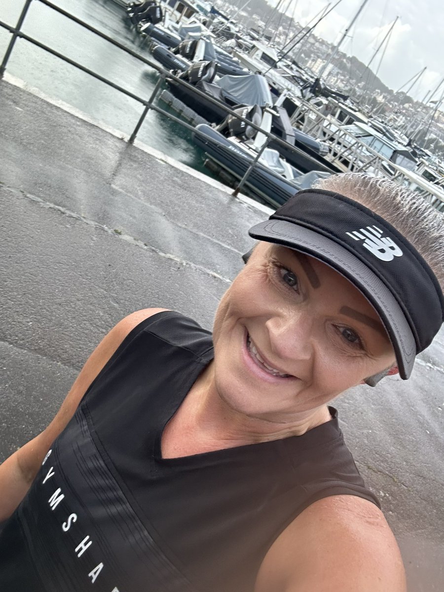 Just a simple 5 mile plod 😜 probably the last of the outdoor runs this week looking at the forecast 🤦🏼‍♀️ and there was me thinking I’d miss the rain this morning 🙄 absolutely soaked 😂🌧️