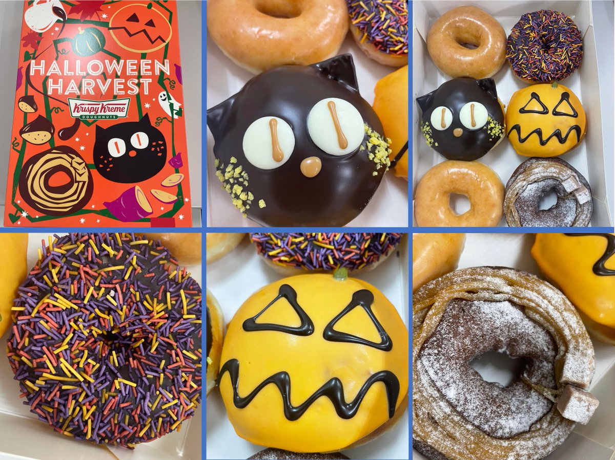 🎃今日はハロウィン！🎃
という事で、社長からおやつを頂きました＼(^o^)／
今年も可愛い🍩ドーナツでした。
ごちそうさまでした！

#クリスピークリームドーナツ
#KrispyKremeDoughnuts