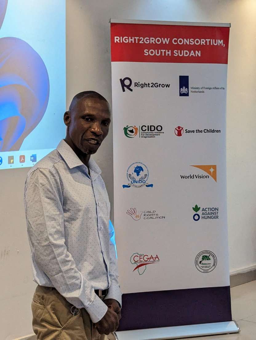 ACF_SouthSudan's tweet photo. The Right2Grow consortium in South Sudan is planning for 2024. Reflecting on mid-term review findings and crafting a roadmap for action. 🌍📊 #Right2Grow #PlanningForImpact #SouthSudan https://t.co/iUVvbt1uOm
