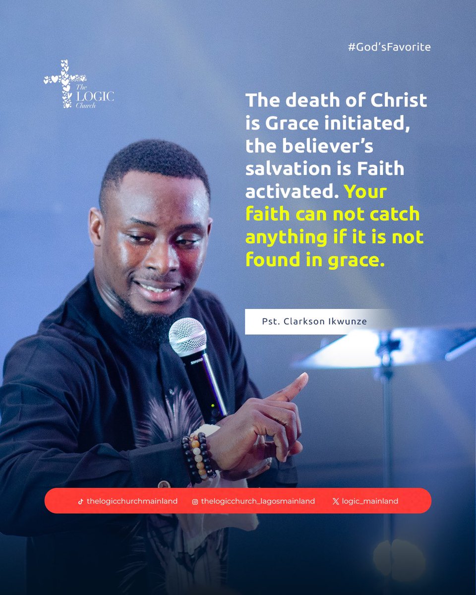 LOGICMainland's tweet photo. The definition of God's love is the death of Jesus. If His death can’t be reversed, then God can’t stop loving you. 

Nothing can separate us from the love of God that is in Christ Jesus our Lord.

WE ARE ALL GOD'S FAVOURITE 🥰🥰

#theLOGICChurch #LoveLifeImpact https://t.co/x75PX4C01L