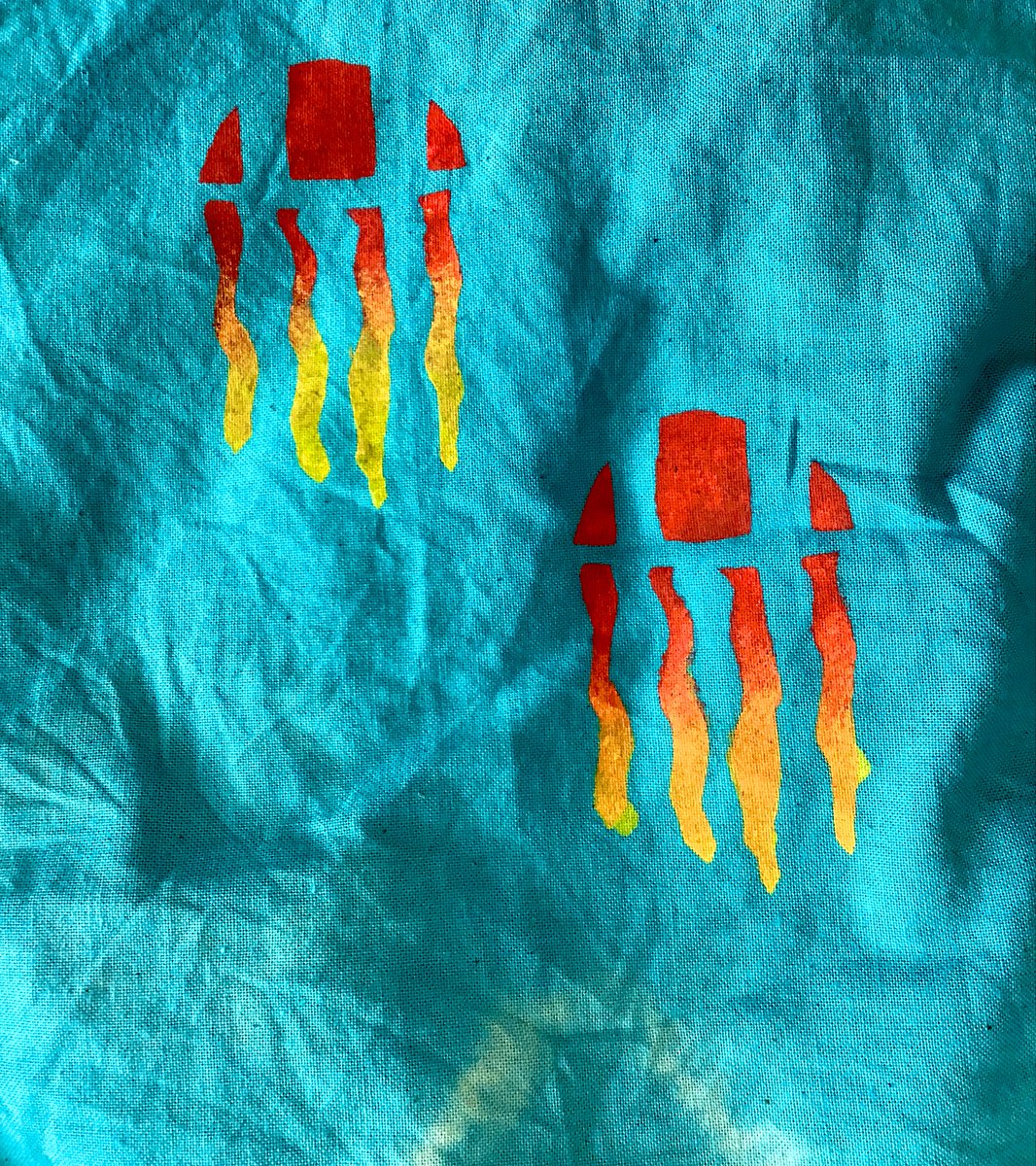 U is for Under The Sea! In Year 5 our students complete a sea themed art textiles project where they learn skills like tie dye, hand cutting stencils, printing and embroidery. 
#arttextiles #juniorschoolart #underthesea