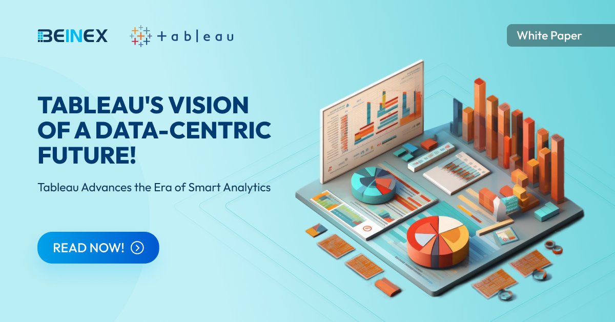 BeinexOfficial's tweet image. Discover how Tableau's cutting-edge #technologies, from #MachineLearning to Natural #LanguageProcessing, are driving the #analytics industry into an exciting new era. Read now: tabsoft.co/49flSiC
#beinex #tableau #dataanalysis #predictiveanalytics #whitepapers